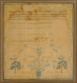 1820 Needlework Sampler Family Record