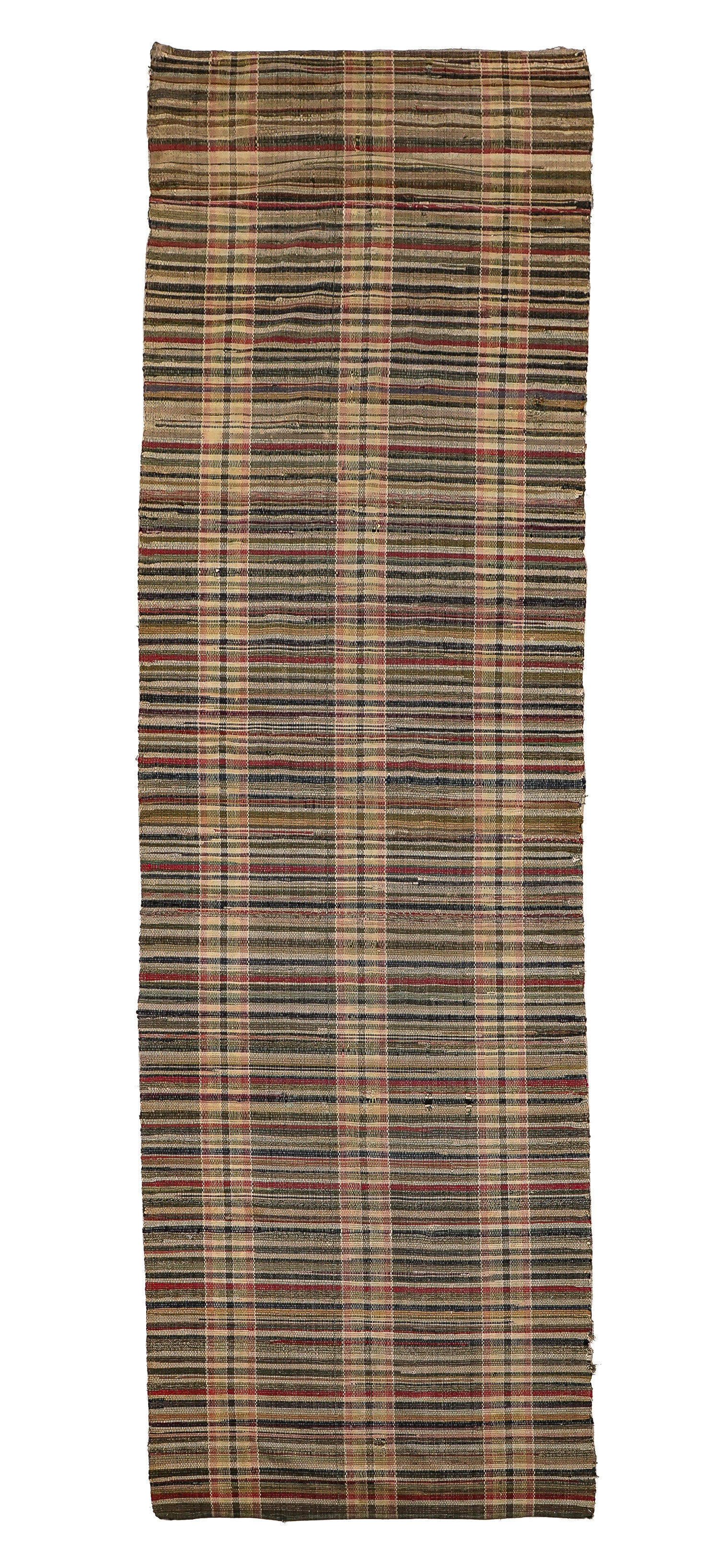 19th c Country Rag Rug Runner (1 of 4)