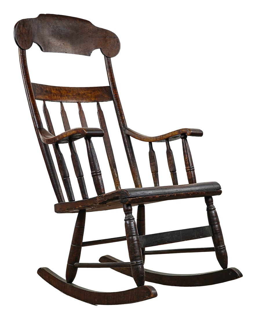 Bennington VT Birdseye Rocking Chair (1 of 5)