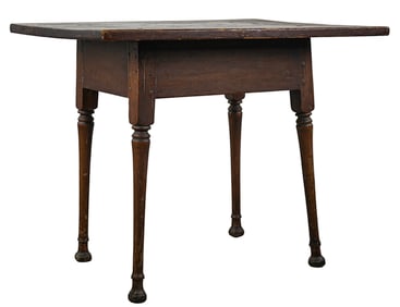18th c Pine Tap Table