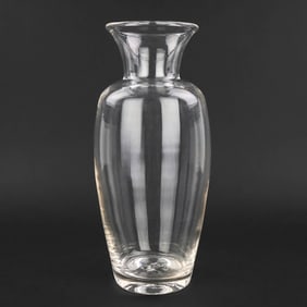 Simon Pearce Crystal Art Glass Bouquet Vase