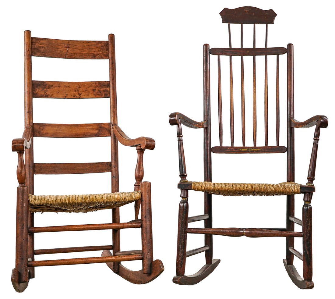 Two 19th c Rocking Chairs (1 of 6)