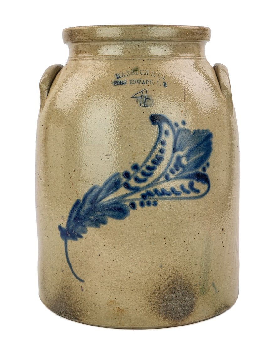 Haxtun & Co Fort Edward 4 Gallon Crock (1 of 6)