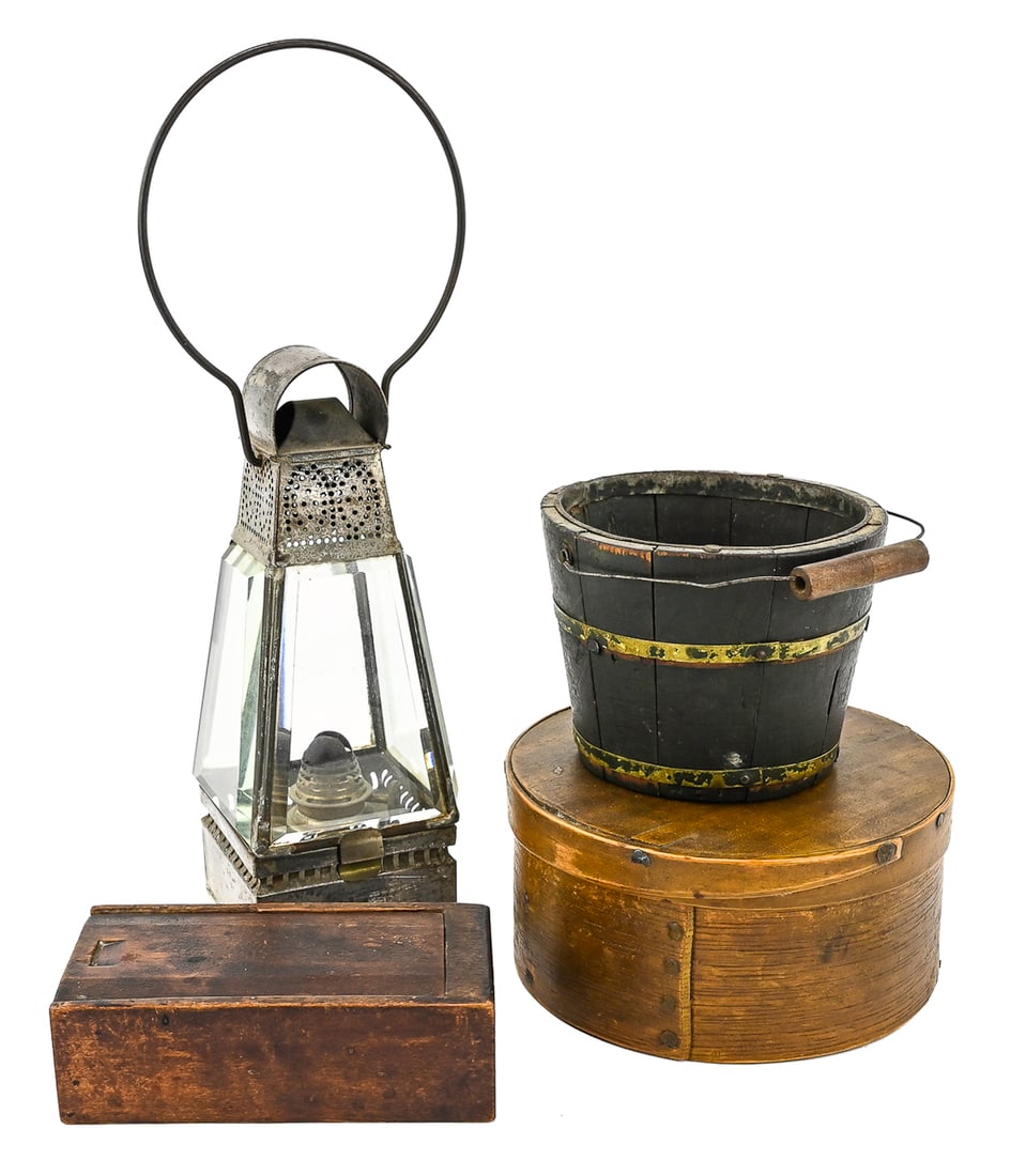Skater's Lantern, Pantry Box, Miniature Bucket, Slide Top Box (1 of 10)