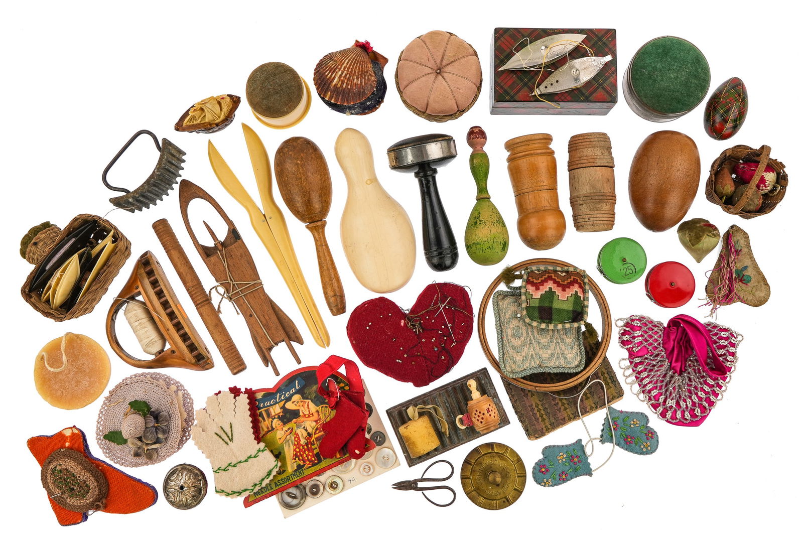 19th, Early 20th c Sewing Collectibles (1 of 5)