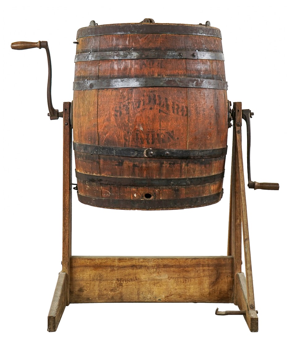 19th c Barrel Butter Churn (1 of 8)