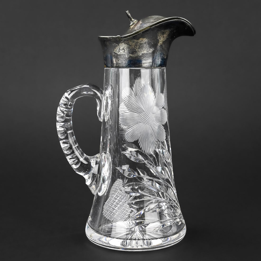 American Brilliant Period Cut Syrup Pitcher (1 of 7)
