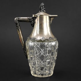 Early 20th C. Edwardian Syrup Pitcher