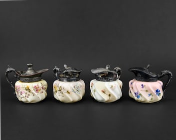 4-Piece Helmscheid Swirl Syrup Pitcher Set