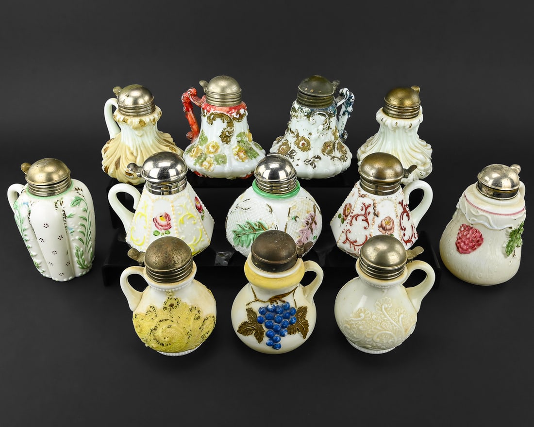 12 Milk Glass Creamers & Syrups (1 of 14)