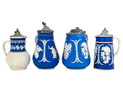 4 Pcs Jasper Wedgwood