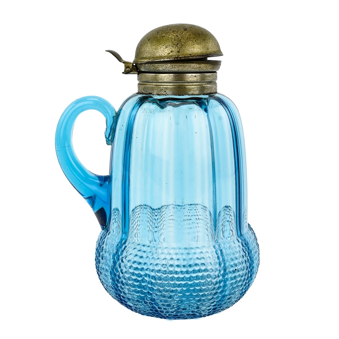 Blue Opalescent EAPG Syrup Pitcher (1 of 6)
