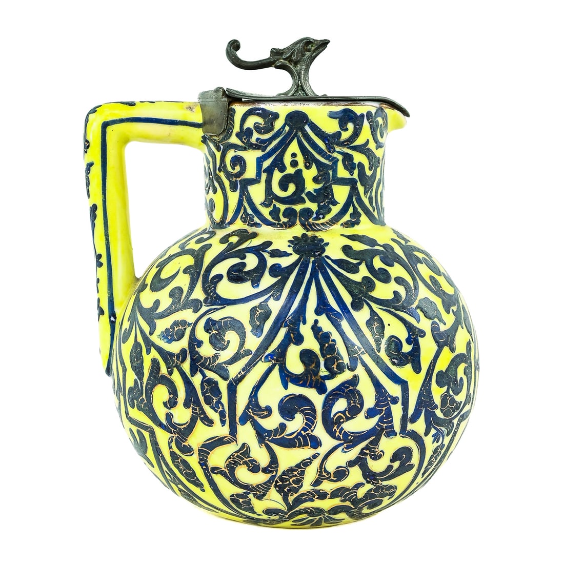 Gilt and Vine-Decorated Persian-Style Syrup Pitcher (1 of 7)