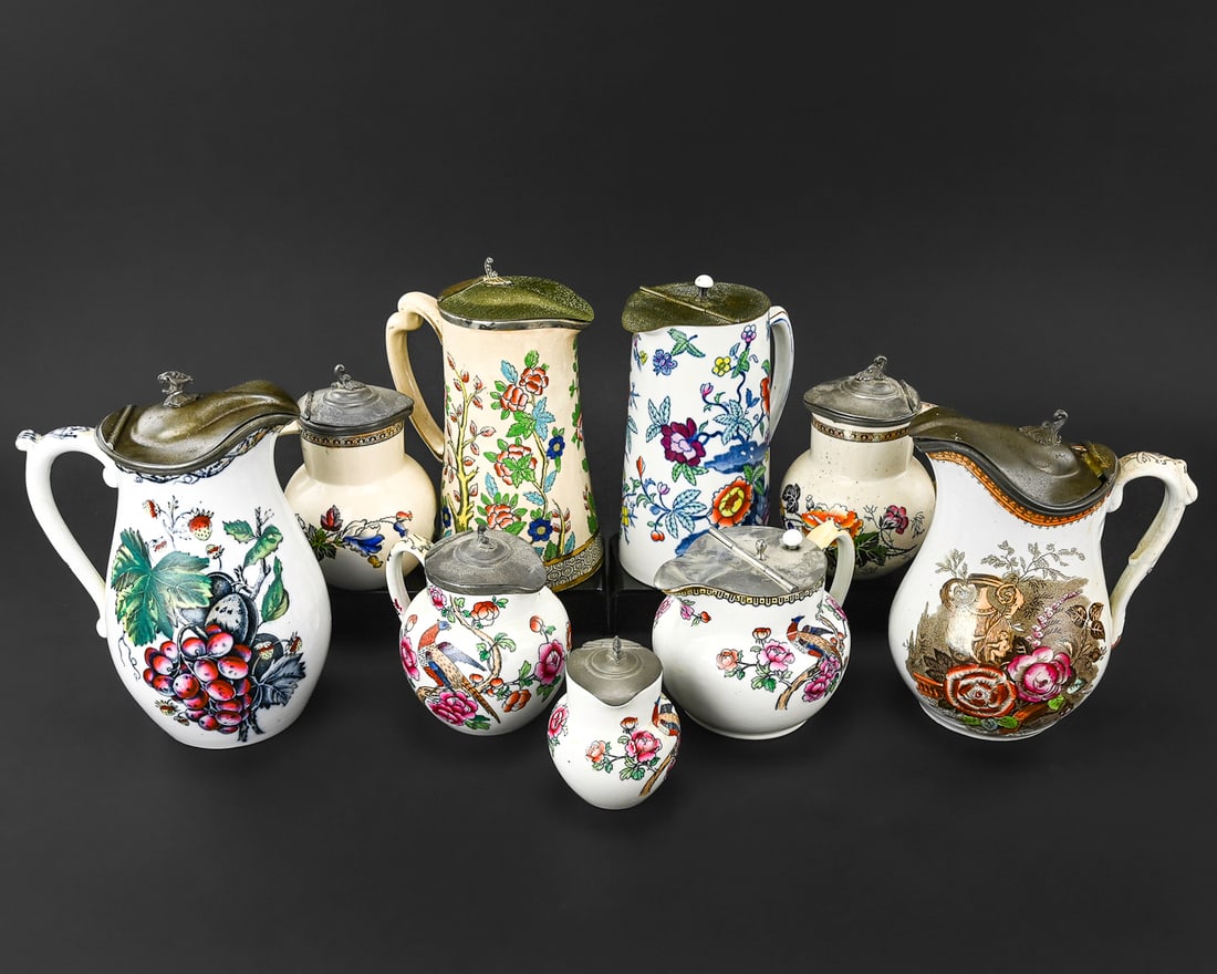 Assorted English Pottery, 9 Pieces (1 of 13)