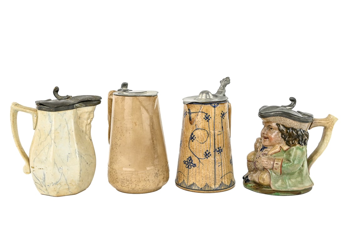 4 Ironstone & Ceramic Pitchers (1 of 8)