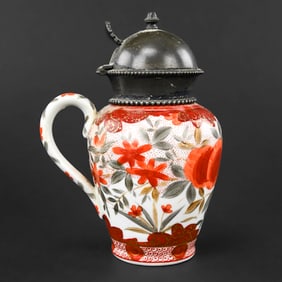 Imari Porcelain Syrup Pitcher