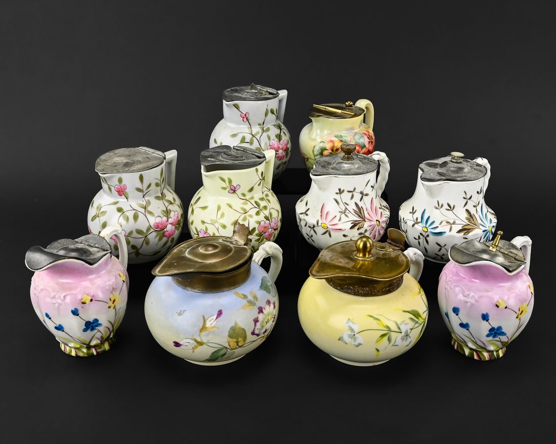 10 Decorated China & Porcelain Syrups (1 of 10)