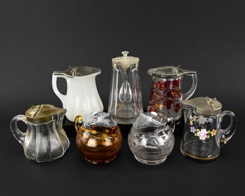 Seven Pieces of Assorted EAPG Victorian Glassware