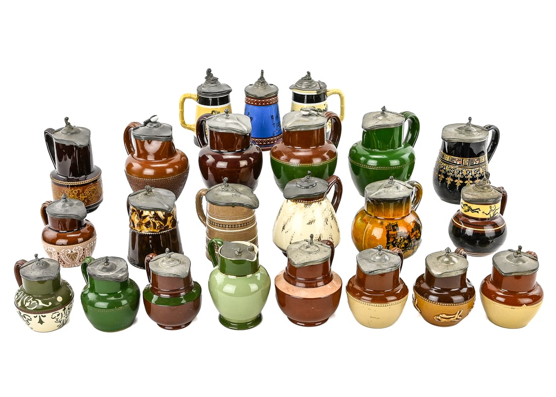 23 Stoneware Syrup Pitchers (1 of 13)