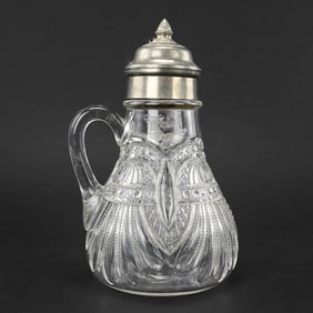 Heisey "Prince of Wales" Pattern Syrup Pitcher