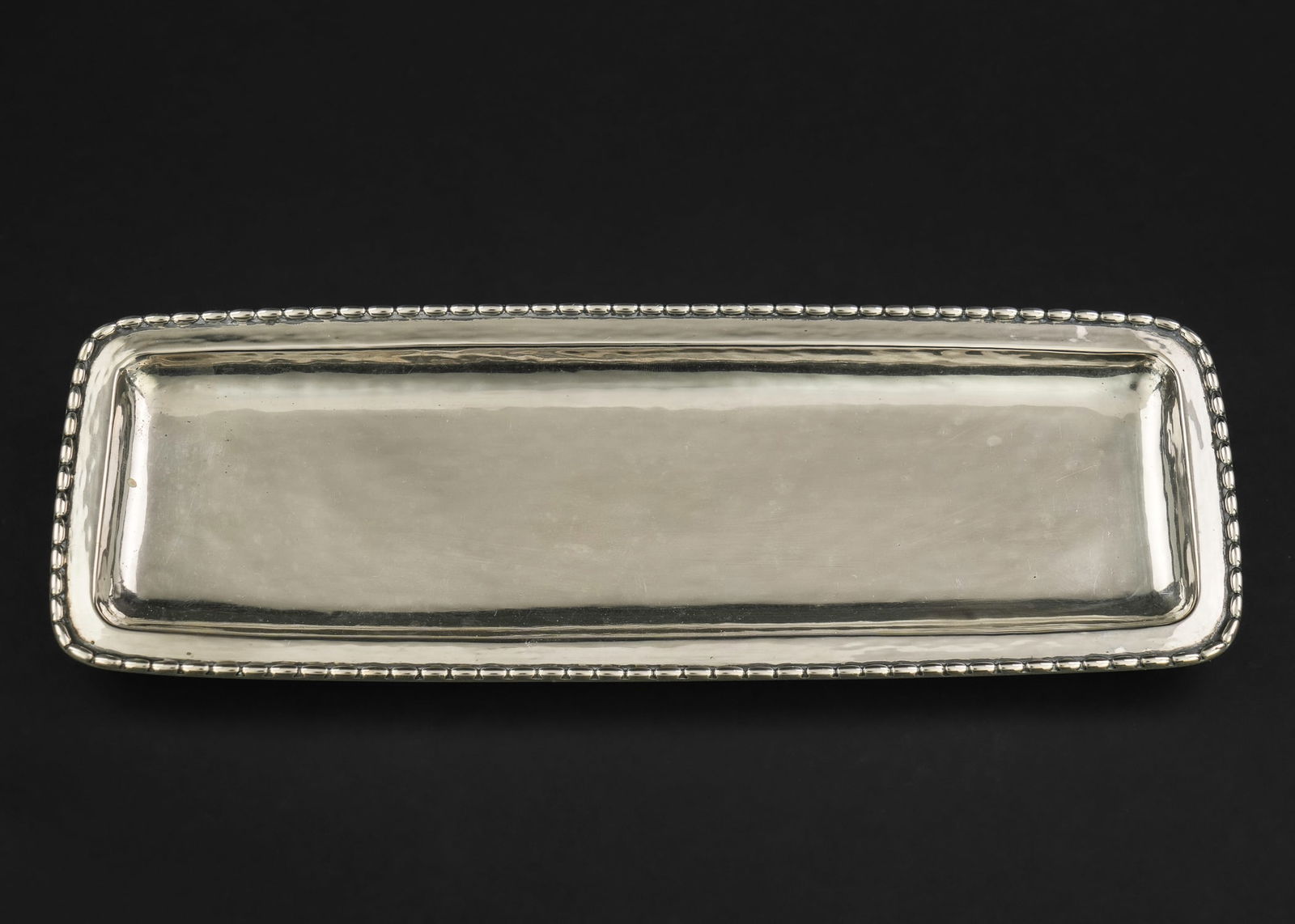 1920 Georg Jensen Danish 830 Silver Pen Tray (1 of 4)