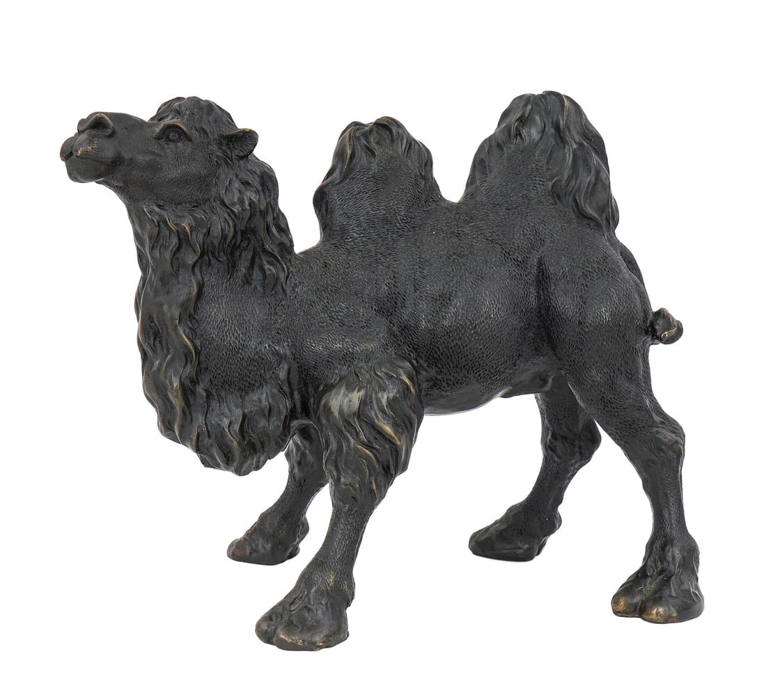 Japanese Meiji Bronze Camel Sculpture (1 of 6)