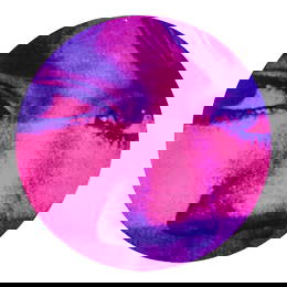 Silk Screen on Plexiglass Jaggers Eye by Arthur Weinstein
