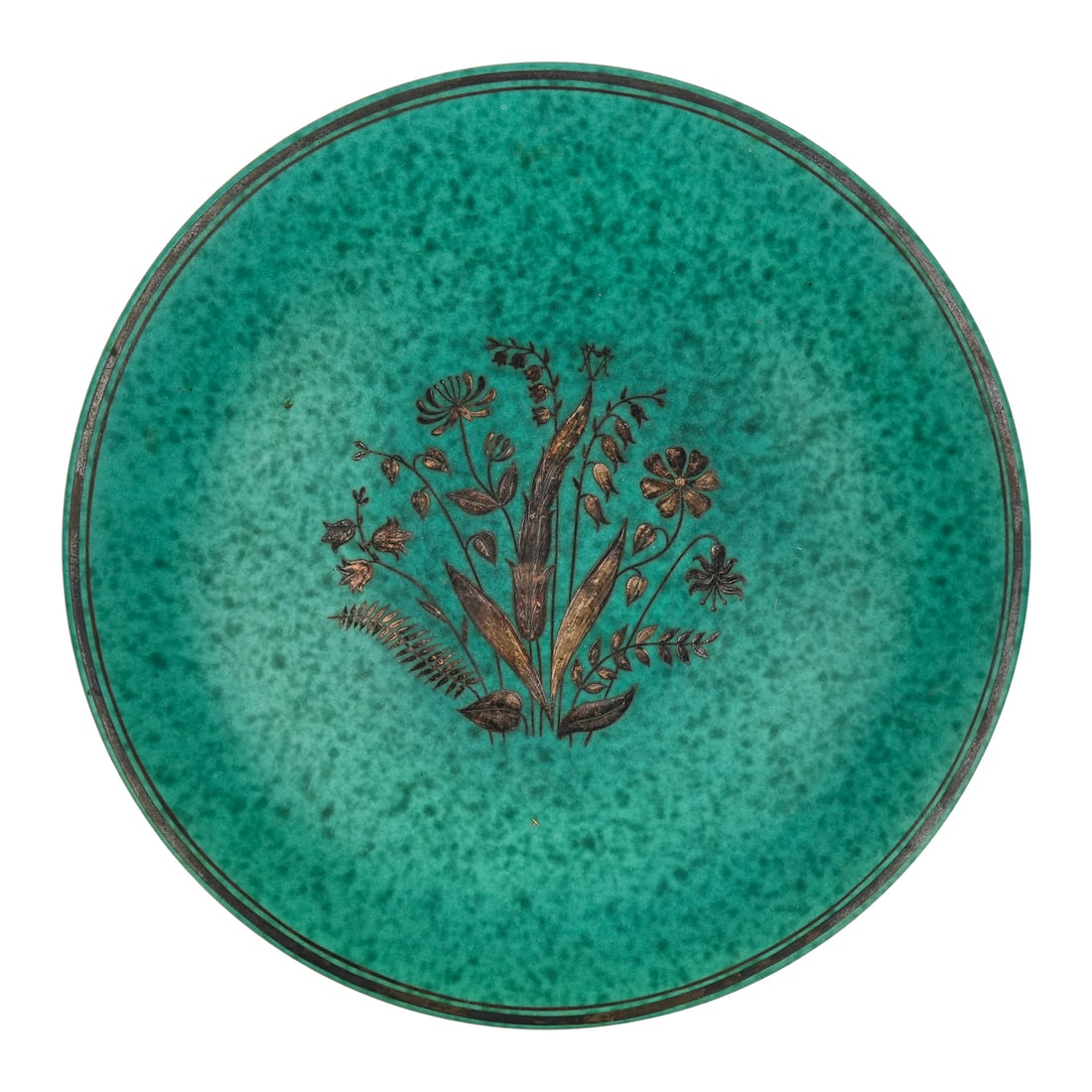 Gustavsberg Argenta Silver Overlay Dish (1 of 5)