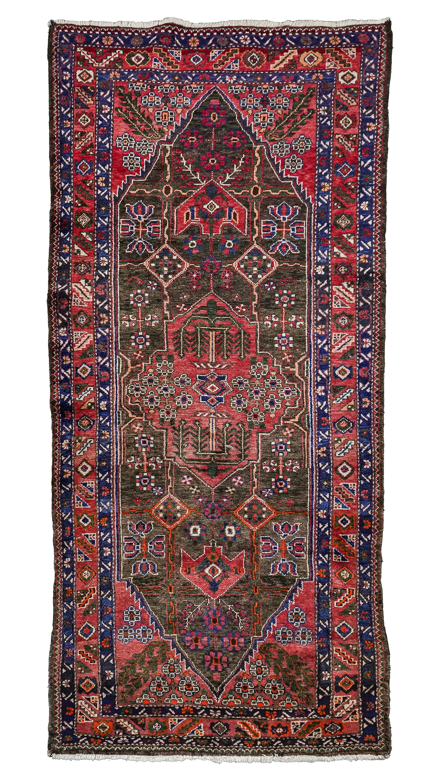 Mid 20th c Persian Hamadan Runner (1 of 4)