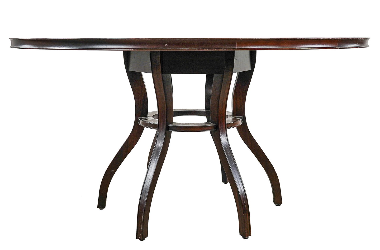 Barbara Barry for Baker Round Mahogany Dining Table (1 of 7)