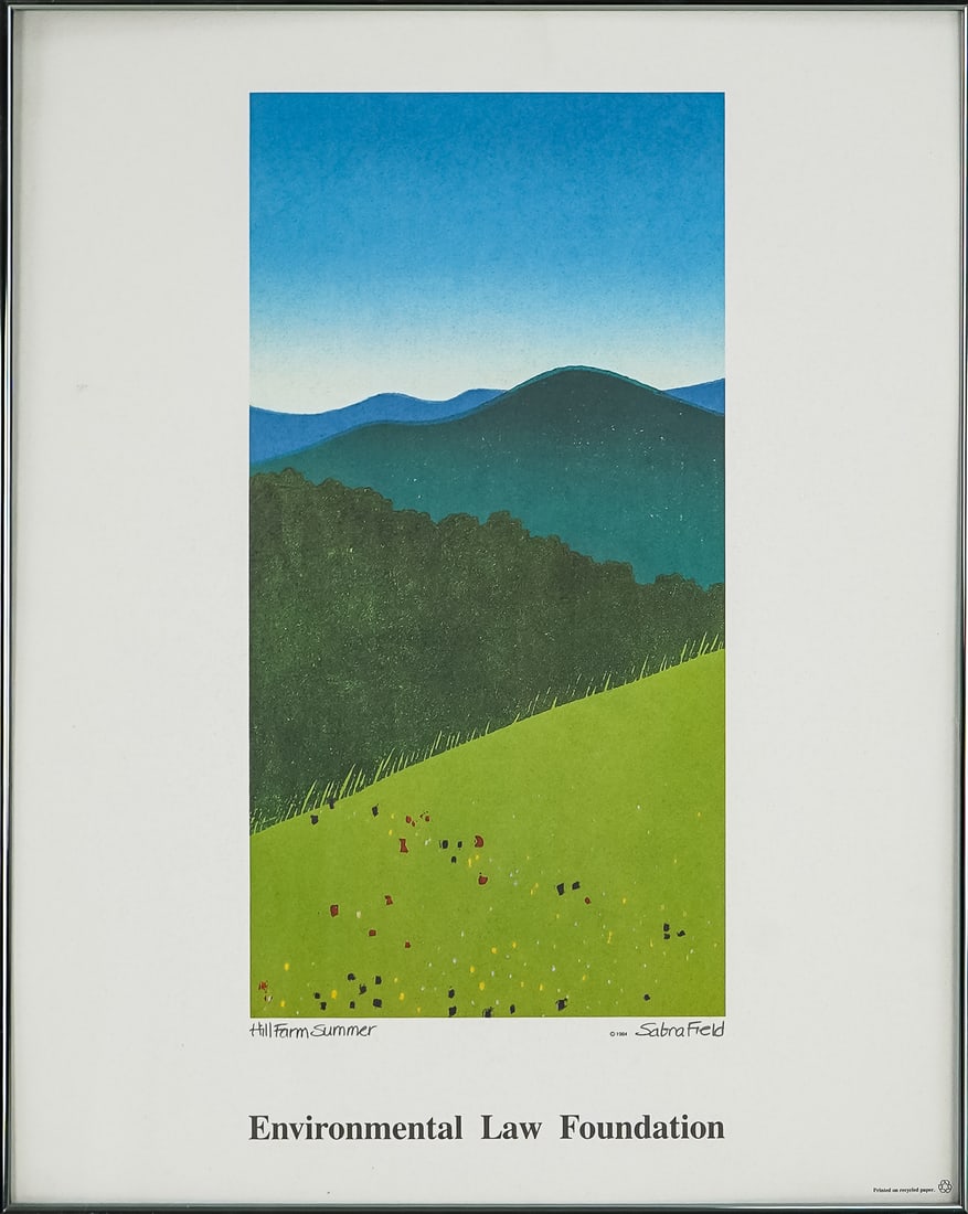 Sabra Field (VT 1935-) Environmental Law Foundation print (1 of 4)