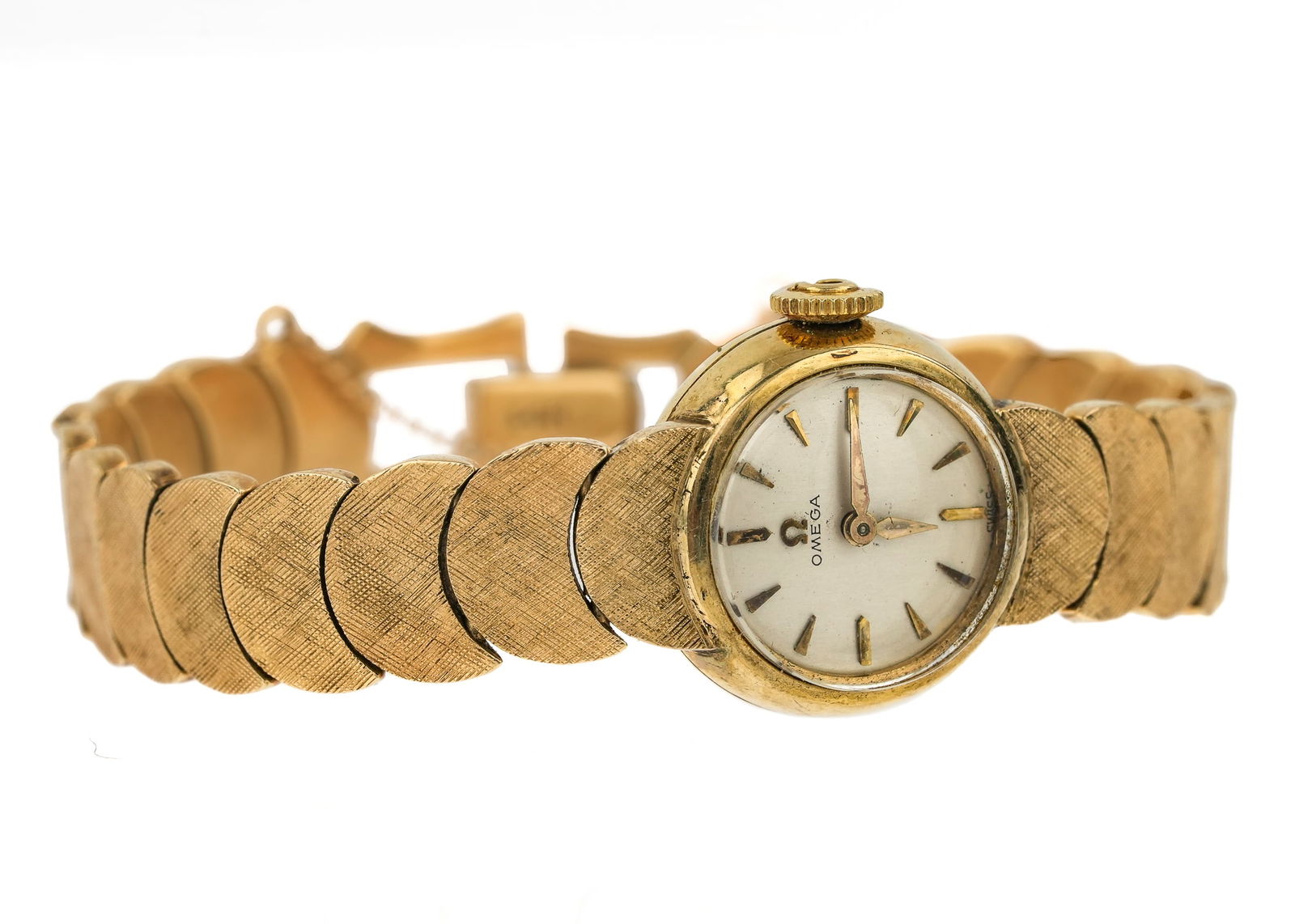 14k Ladies Omega Wrist Watch (1 of 6)