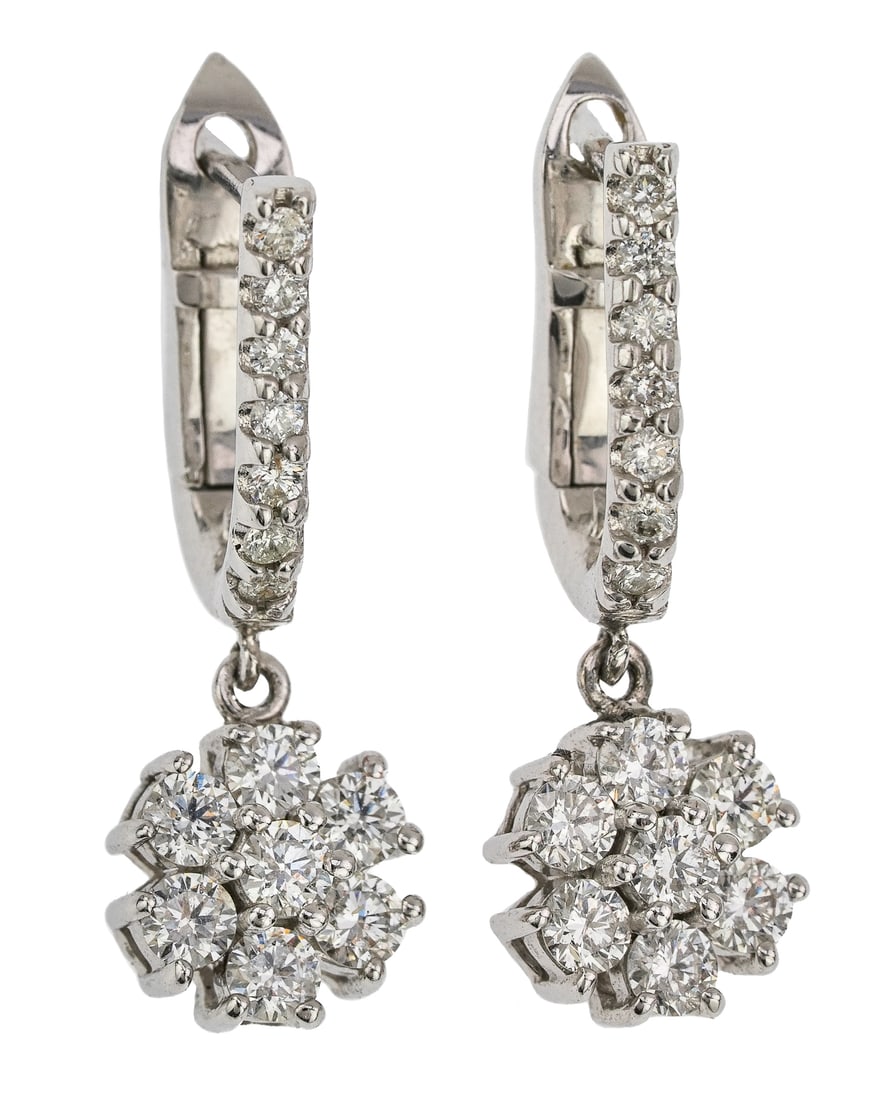 1.5 CT Diamond Earrings (1 of 4)