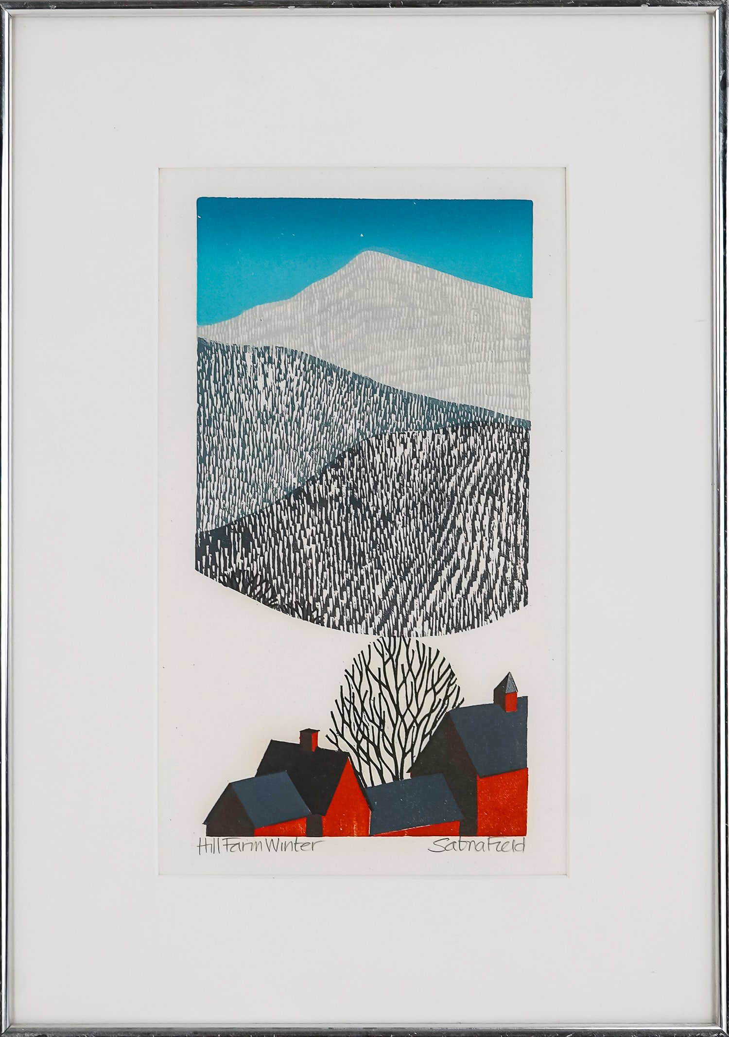 Sabra Field (VT 1935-) Hill Farm Winter (1 of 4)