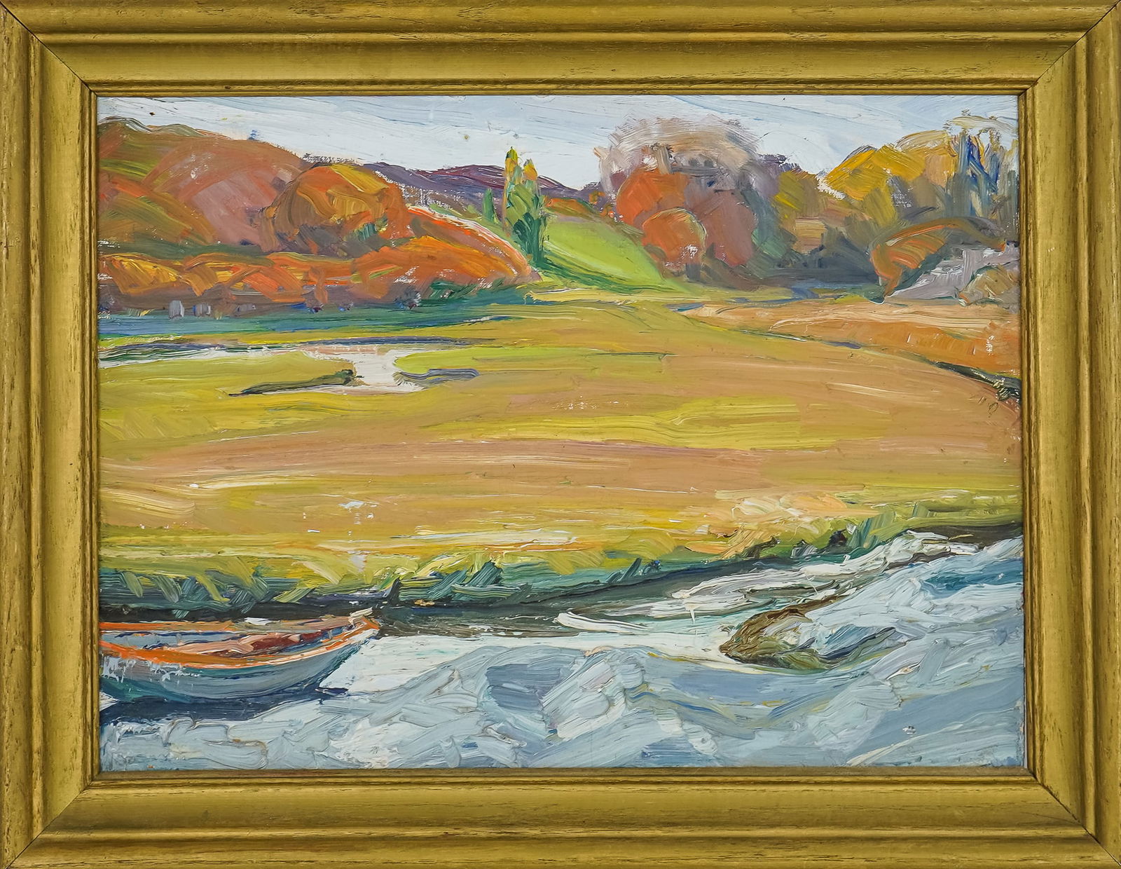 Ann Carpenter (ME 20th c ) Ogunquit before the Harbor (1 of 5)