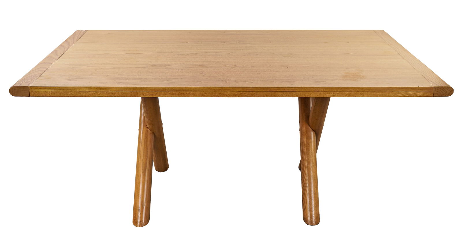 Pompanoosuc Mills Slab Top Sawbuck Table (1 of 9)