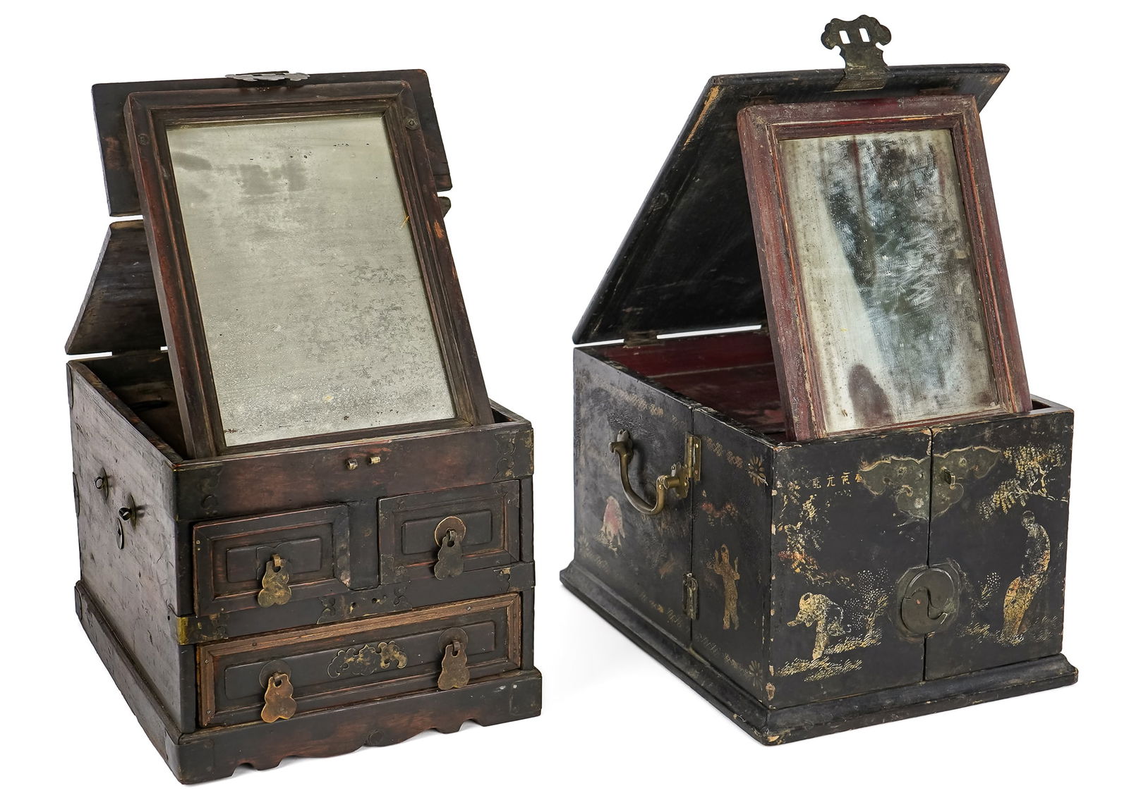 19th c Chinese Traveling Cosmetics Boxes (1 of 6)