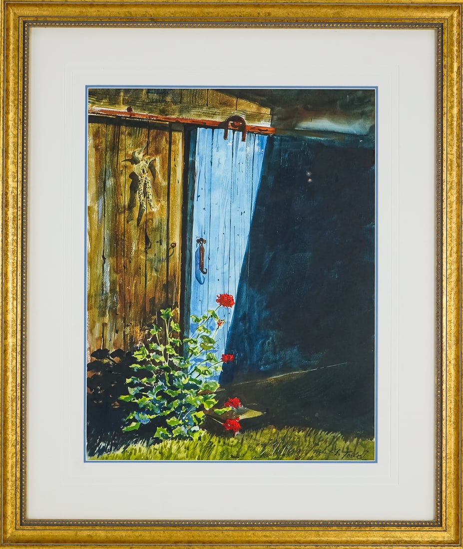 Robert E Todd (VT Contemporary) Blue Door Weston Vermont (1 of 5)