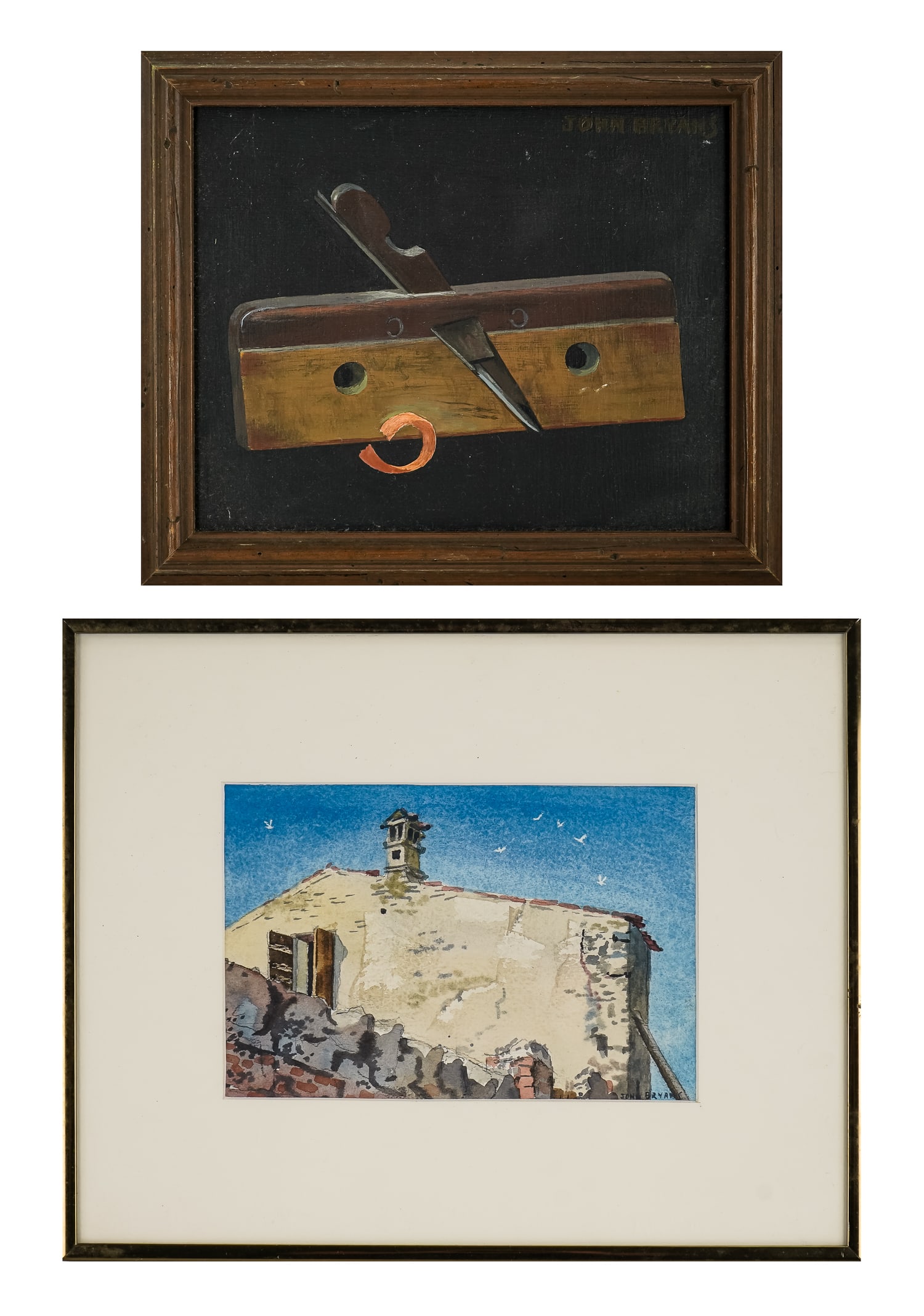 Two John Bryans Paintings - (1 of 7)