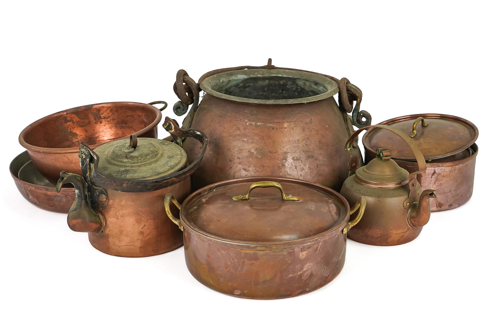 Group of Vintage Copper Cookware (1 of 5)
