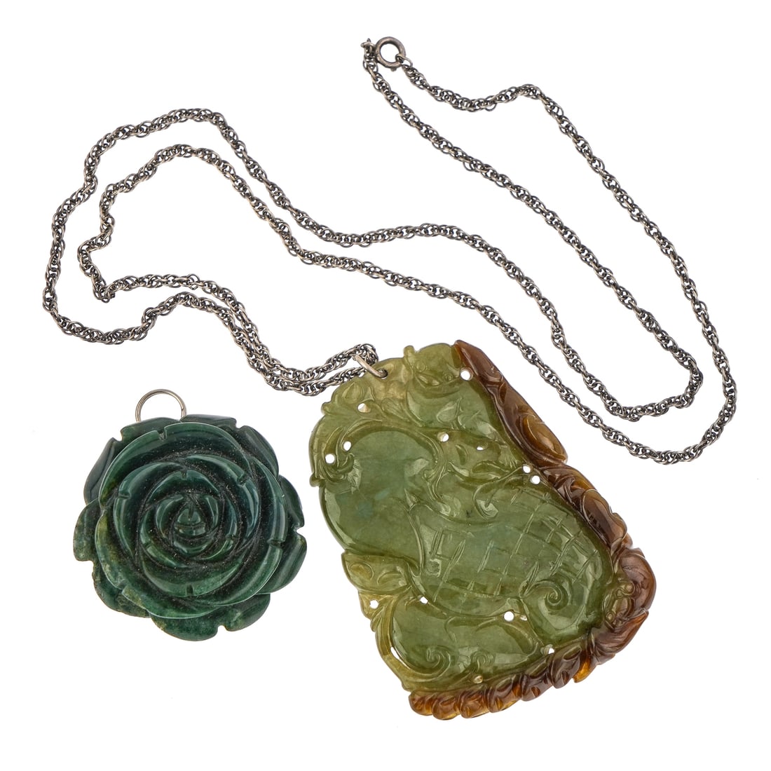 Chinese Carved Jade Jewelry (1 of 8)