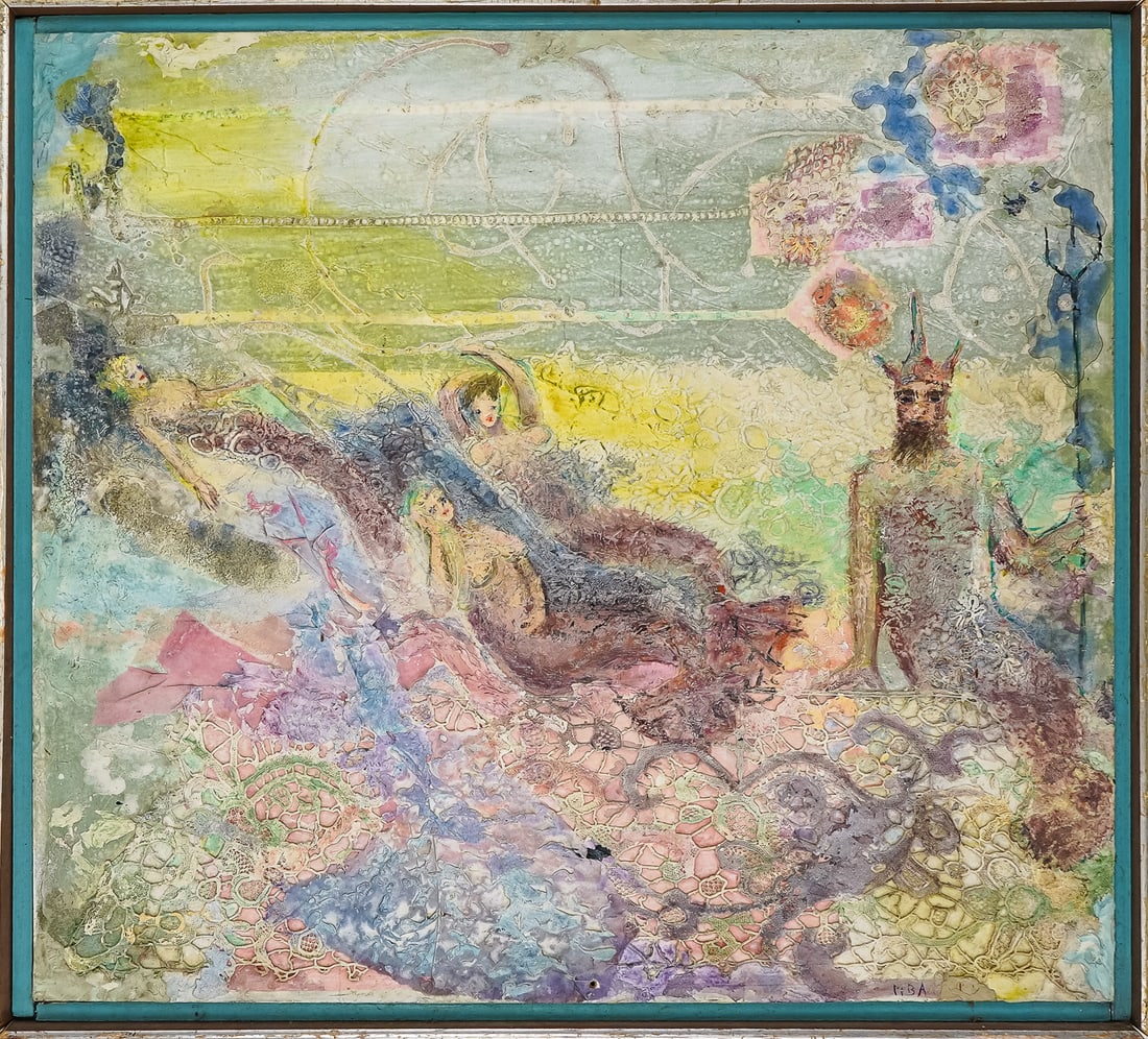 Mixed Media Fantastic undersea scene (1 of 6)