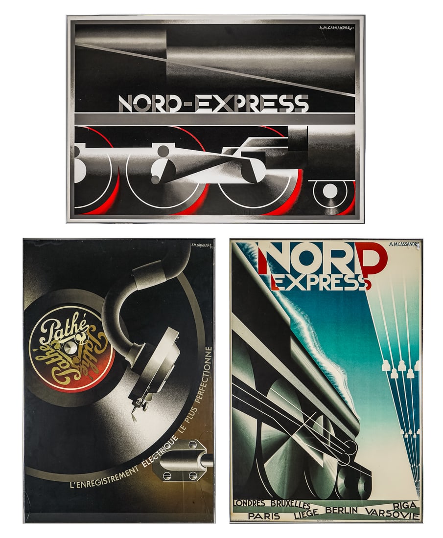 Three Reproduction A Cassandre Advertising Posters (1 of 10)