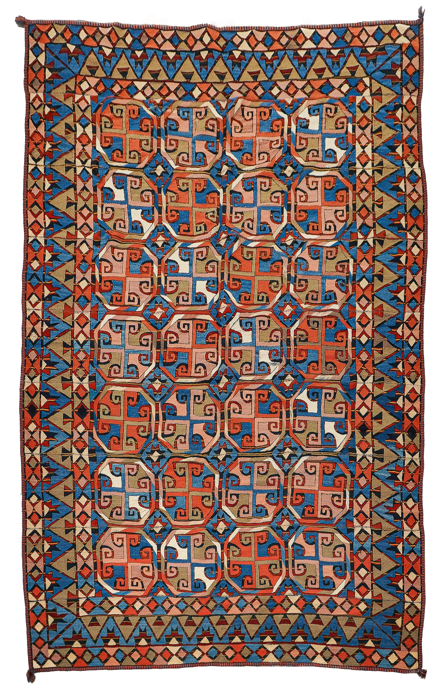Contemporary Iranian Tribal Style Flatwoven Rug (1 of 4)