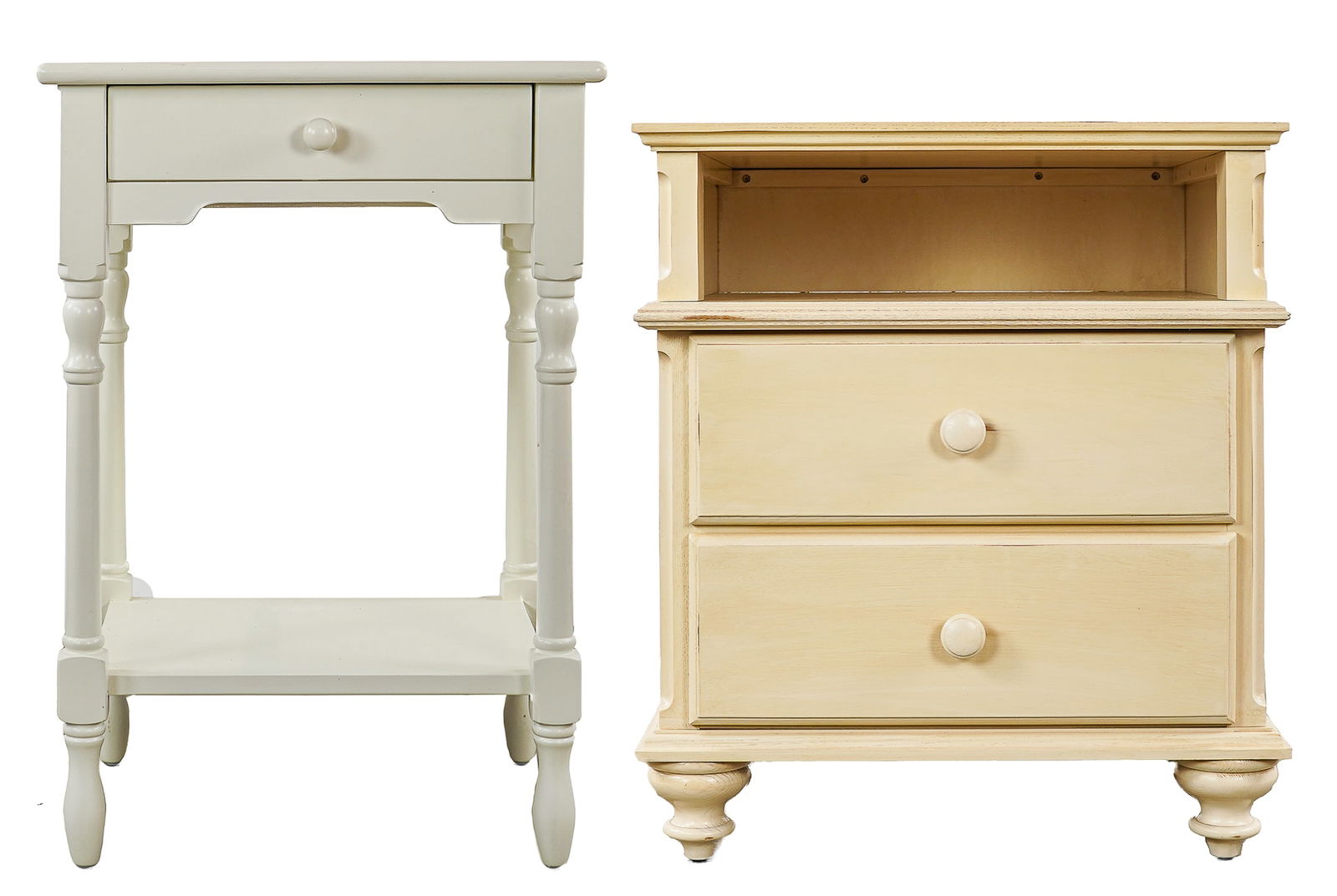 Vermont Tubbs White End Table and Other Stand (1 of 12)