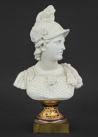 19th c French Sevres Parian Sculpture