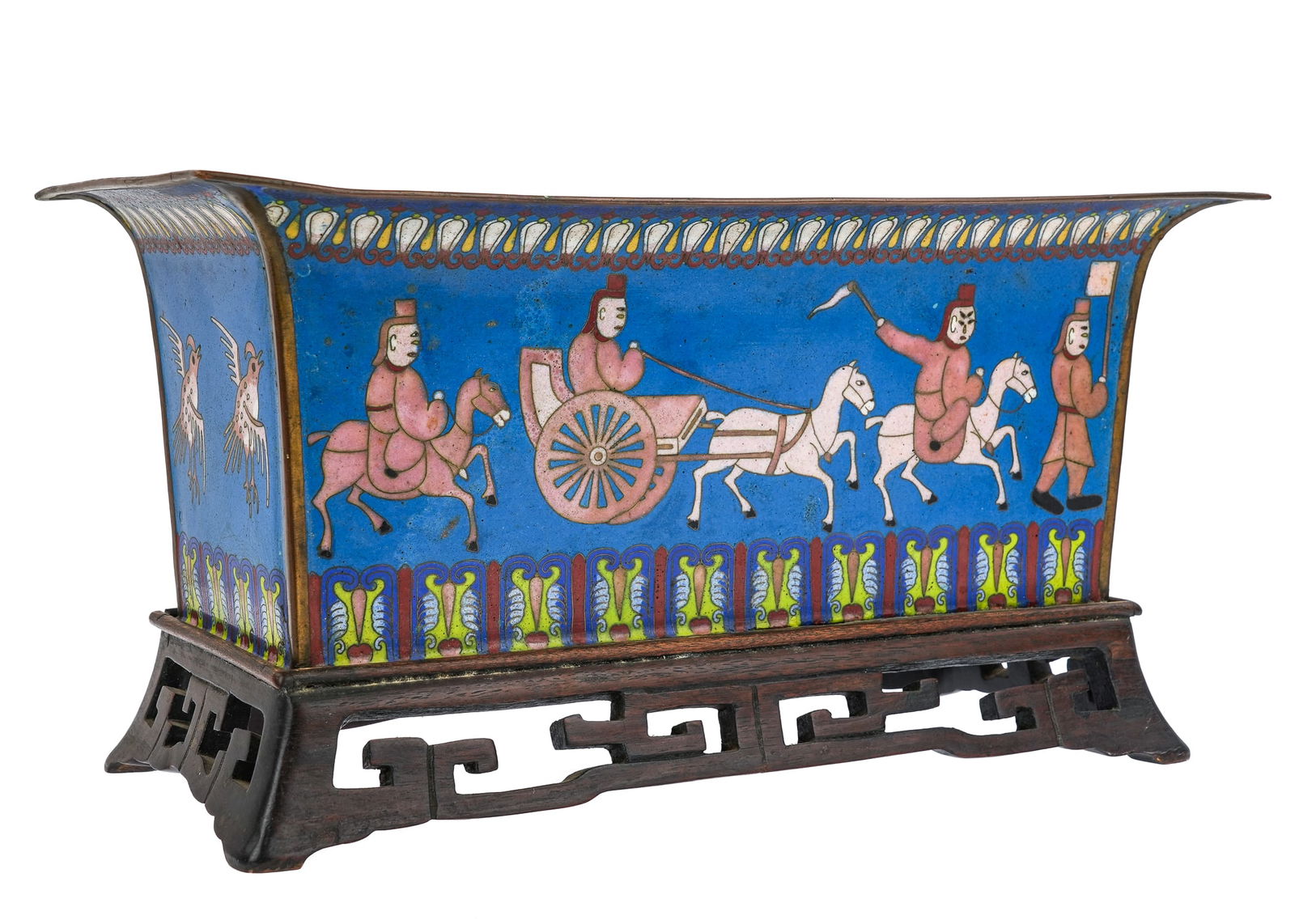 Chinese Cloisonne Bonsai Planter (1 of 8)