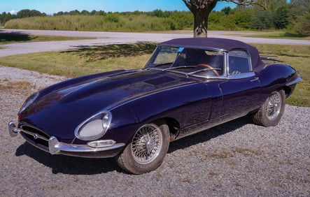 1967 Jaguar XKE Roadster blue