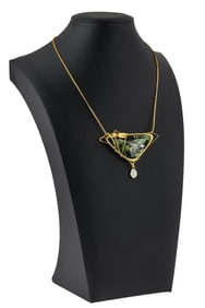 Larissa Podgoretz 18k & Enamel Necklace