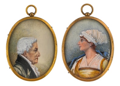 Pair of Miniature Portraits